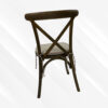 Elegant Backcross Dining Chair, With Cushion - Thumbnail Image 2