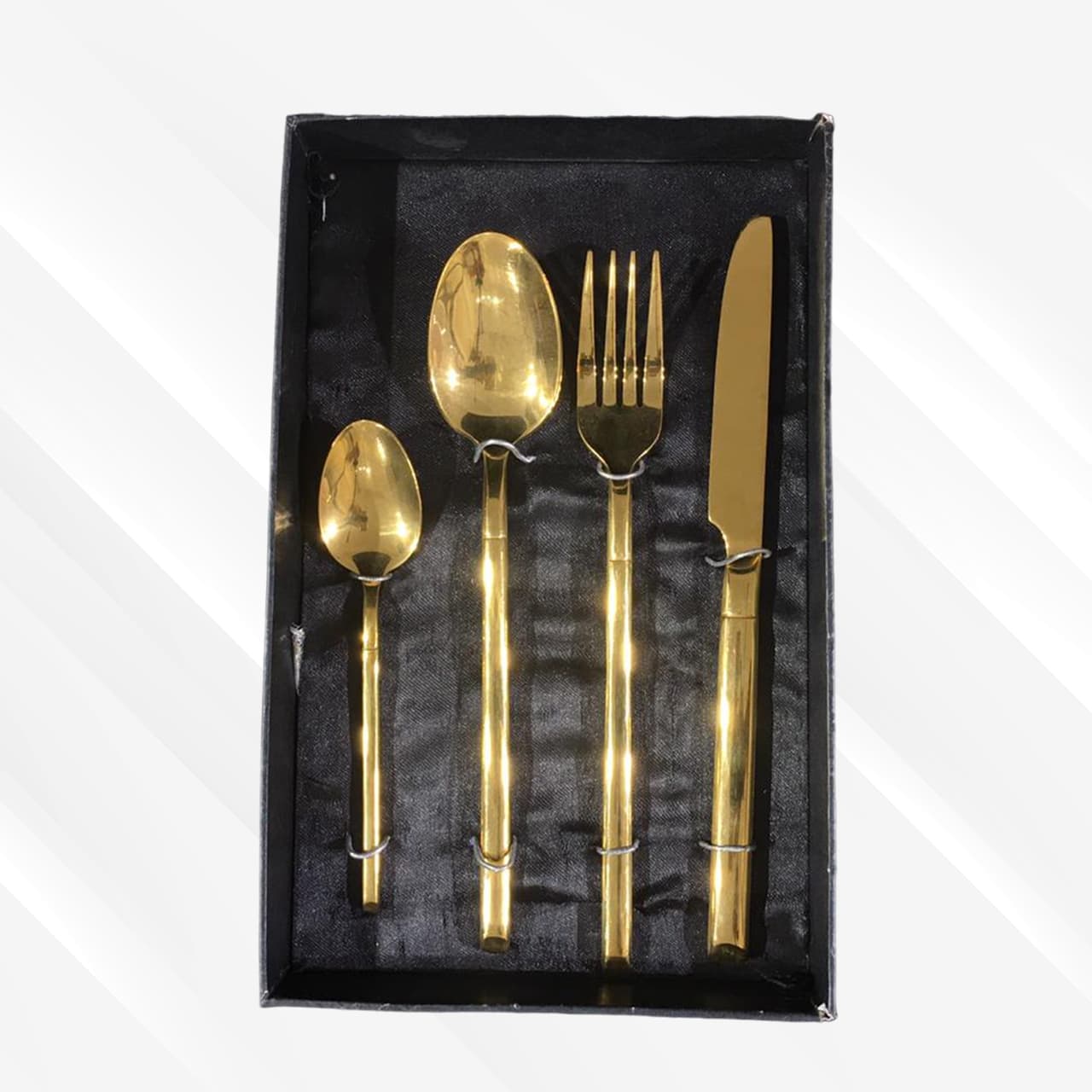 Gold Utensil Set.